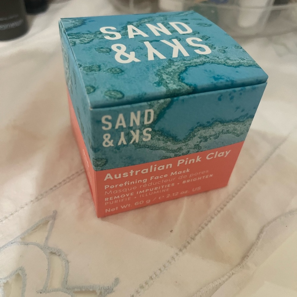 Sand & Sky Pink and Blue Face Mask